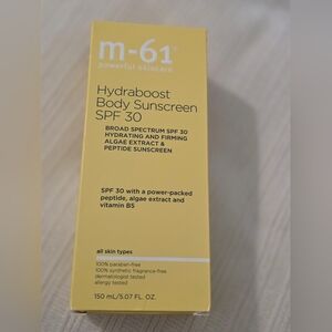 M61 Hydraboost Body Sunscreen SPF 30 NEW